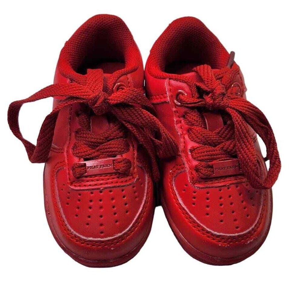 Phat Farm Unisex Toddler Red Low Cut Casual Athletic Sneakers Shoes Size 5